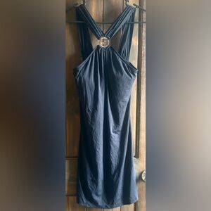 Michael Kors black halter dress